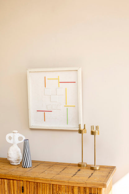 Funky Mondrian Inspired Wall Art