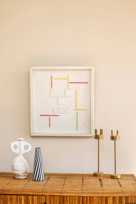 Funky Mondrian Inspired Wall Art