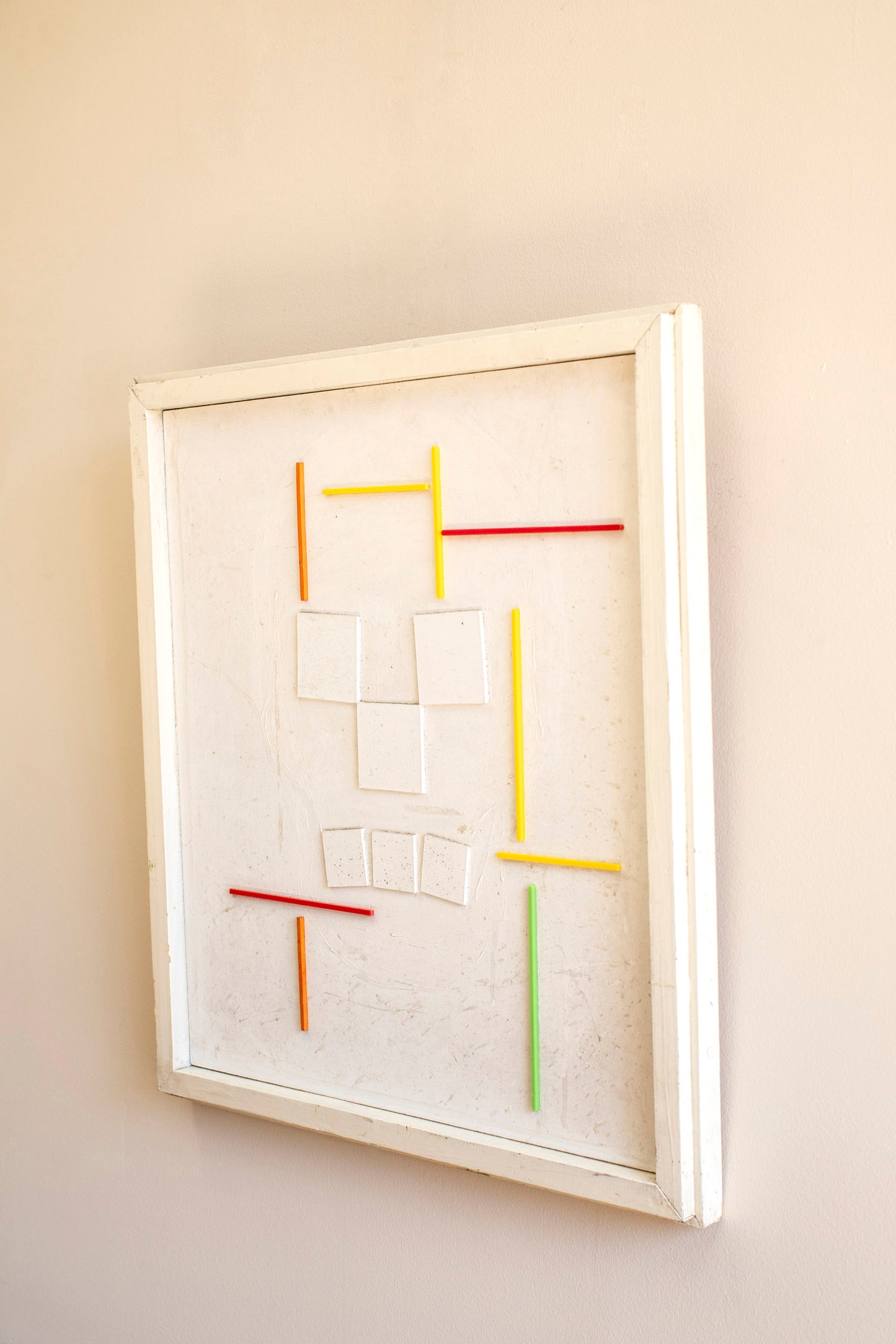 Funky Mondrian Inspired Wall Art