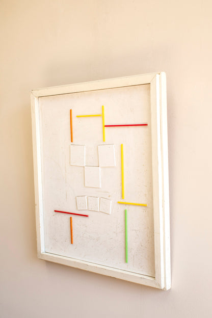 Funky Mondrian Inspired Wall Art