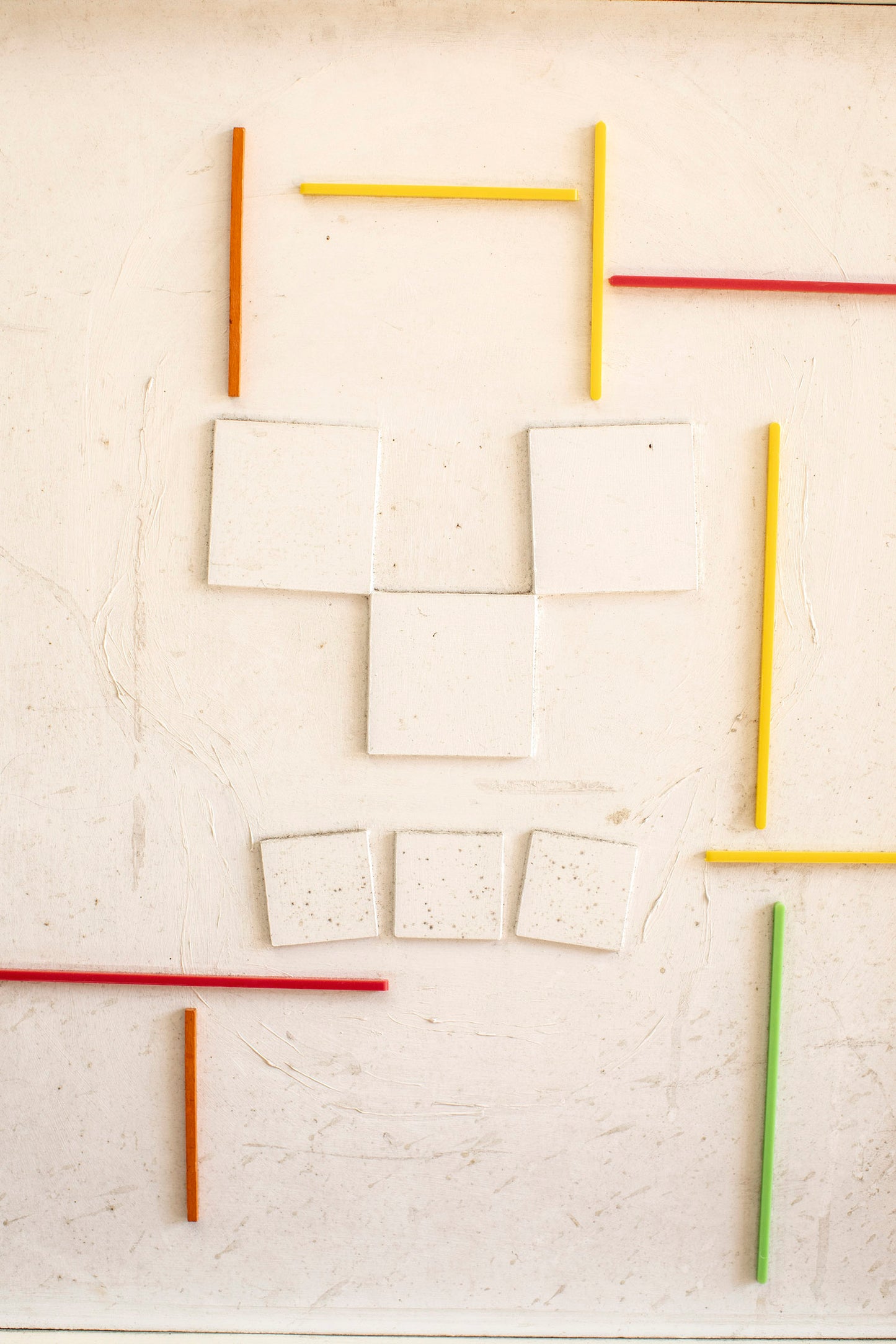 Funky Mondrian Inspired Wall Art