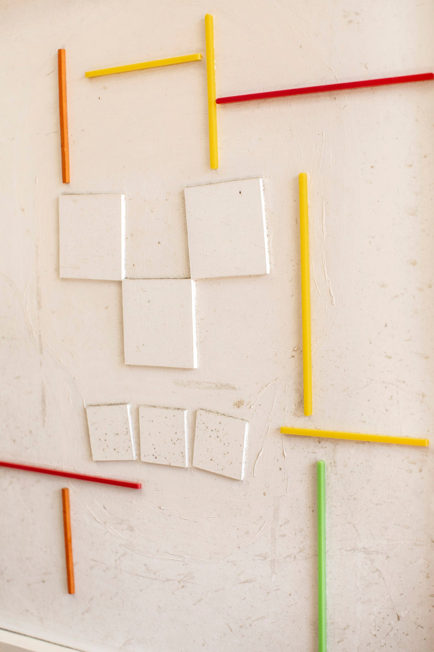Funky Mondrian Inspired Wall Art