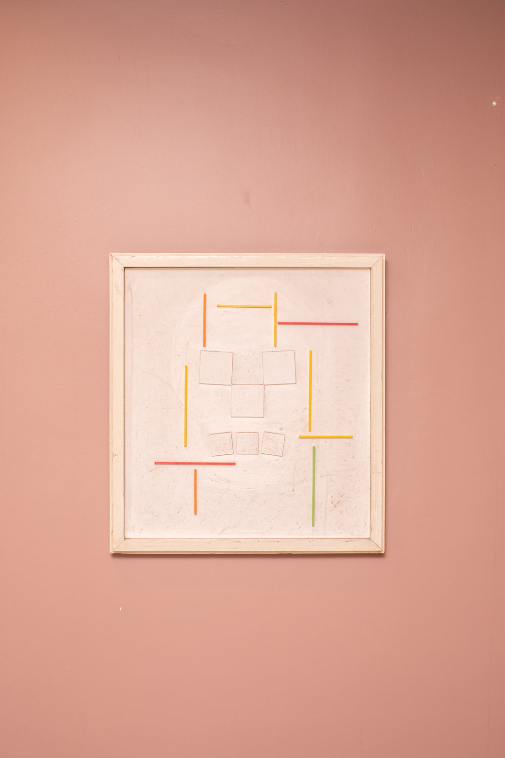 Funky Mondrian Inspired Wall Art