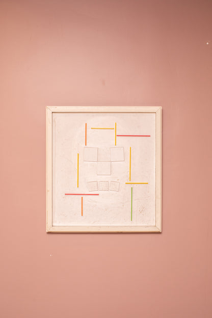 Funky Mondrian Inspired Wall Art