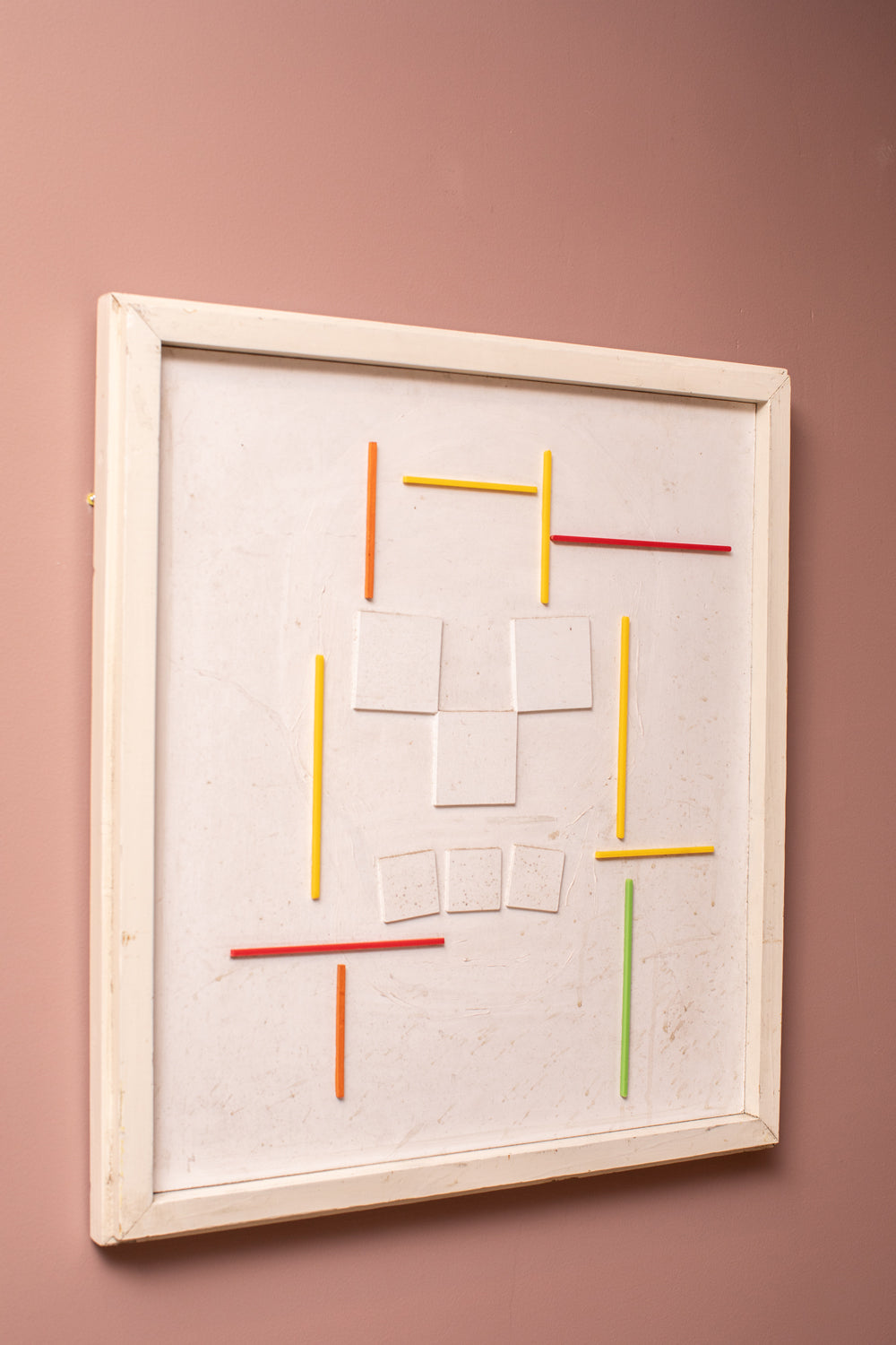 Funky Mondrian Inspired Wall Art