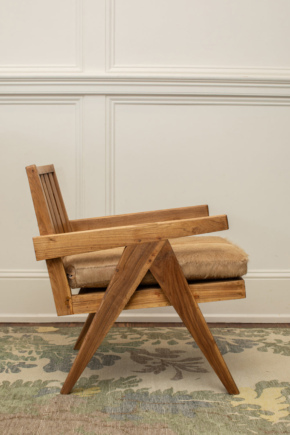 Pierre Jeanneret Teak Armchair