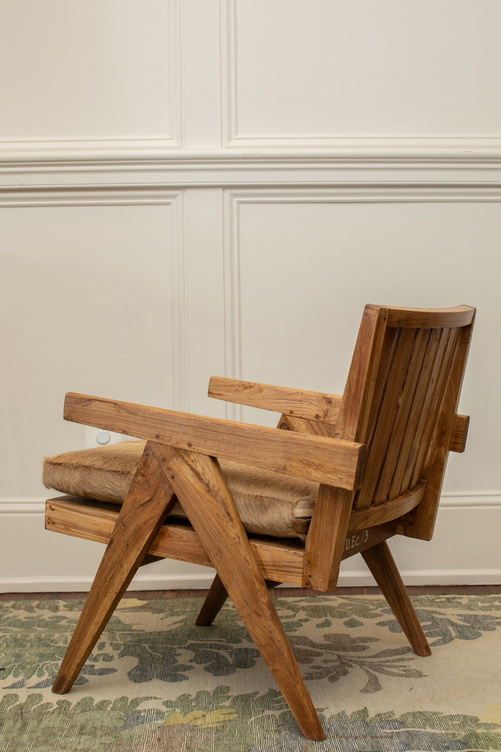 Pierre Jeanneret Teak Armchair