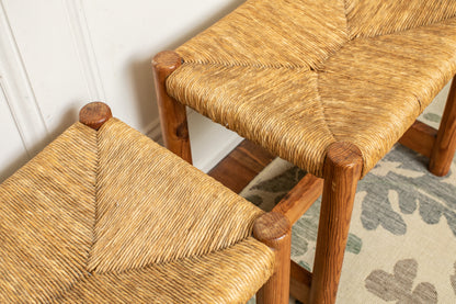 MCM Rush Stools in the Manner of Charlotte Perriand