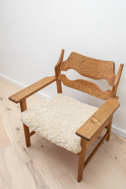 Henning Kjaernulf Oak Lounge Chair