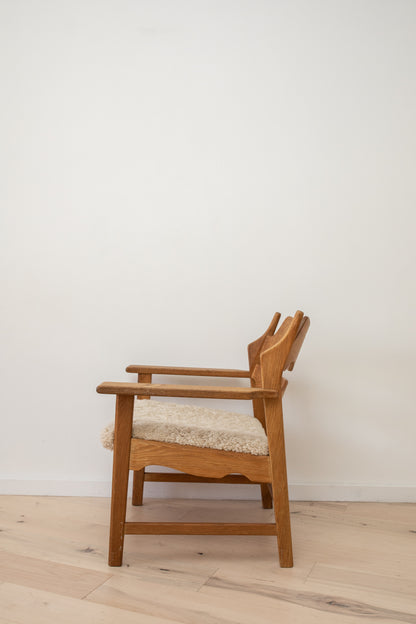 Henning Kjaernulf Oak Lounge Chair