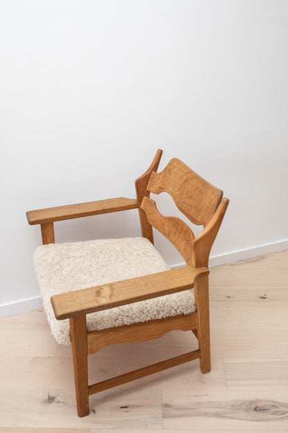Henning Kjaernulf Oak Lounge Chair