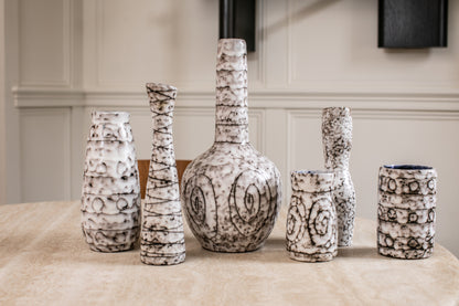 MCM Hungarian Ceramic Vase Set