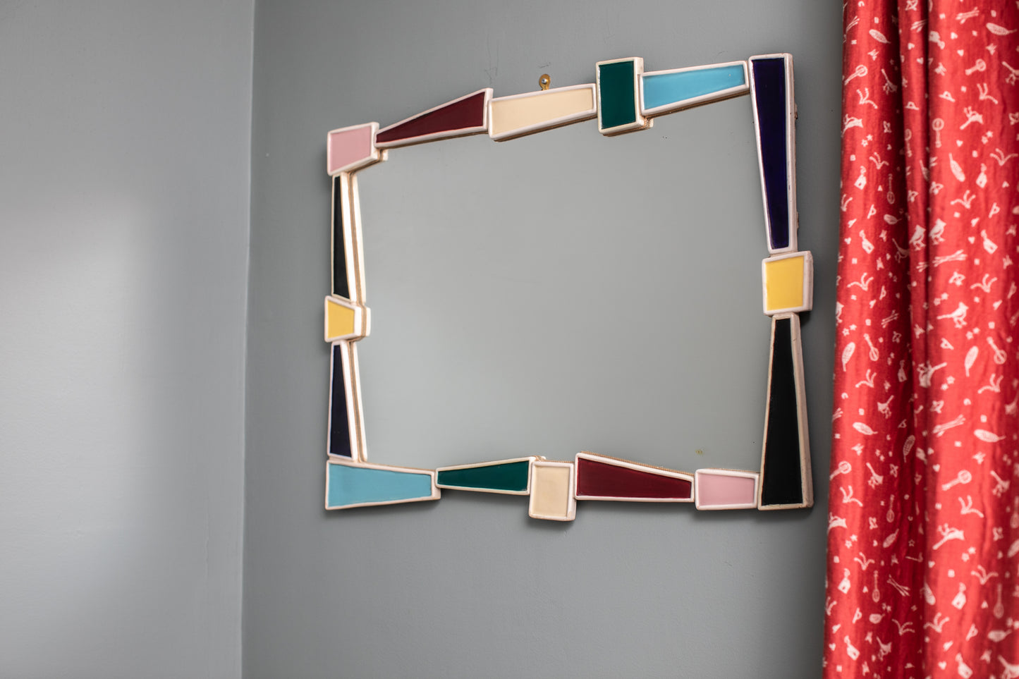 Cubism Colorblock Mirror