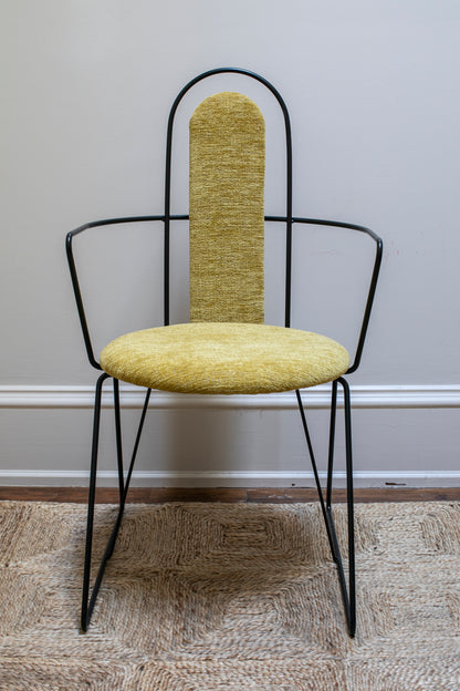 Italian Iron Desk Chair