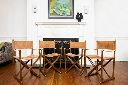 French Rosewood Directors Chairs